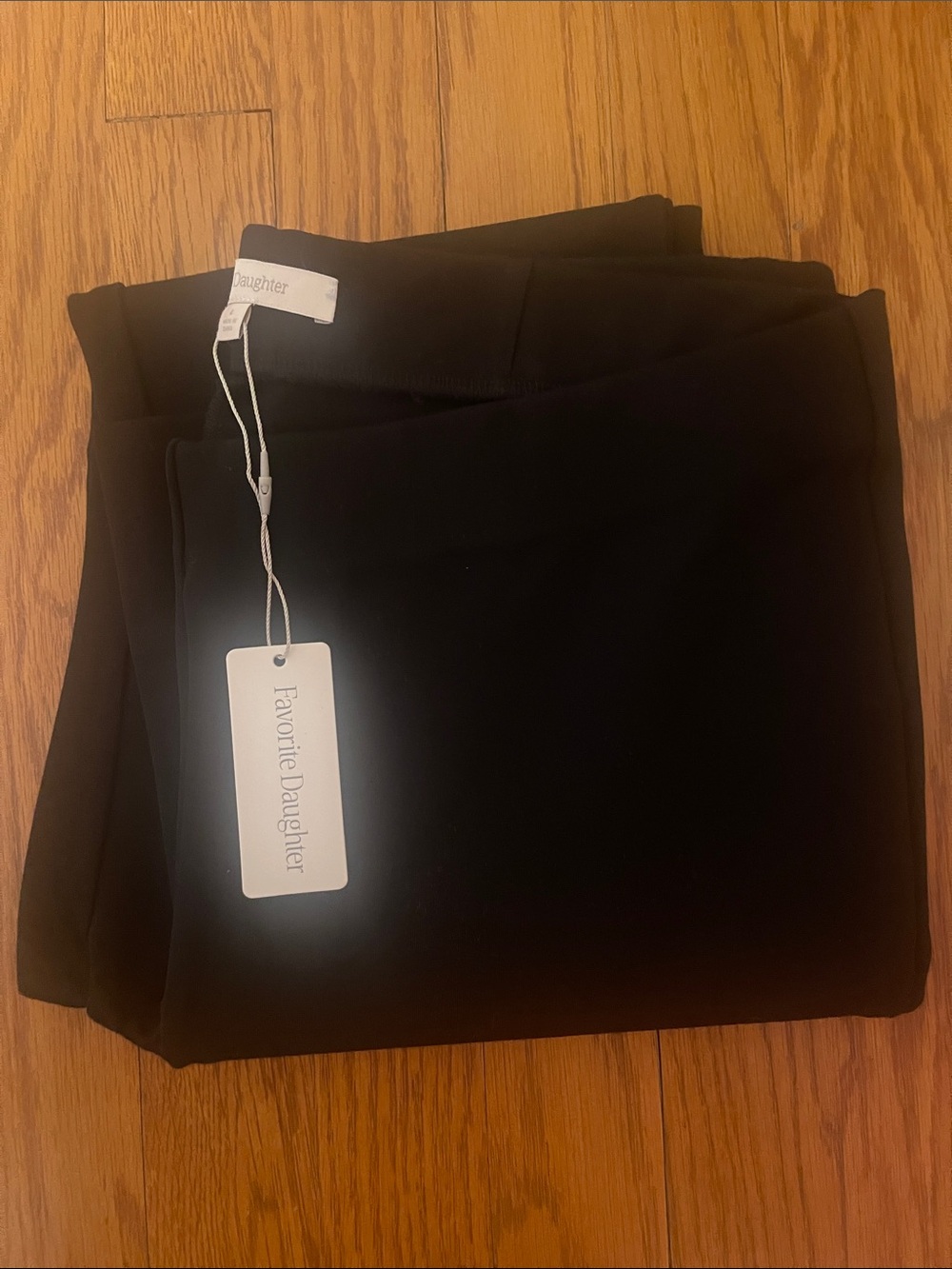 Favorite Daughter Black Cigarette Maternity Pants